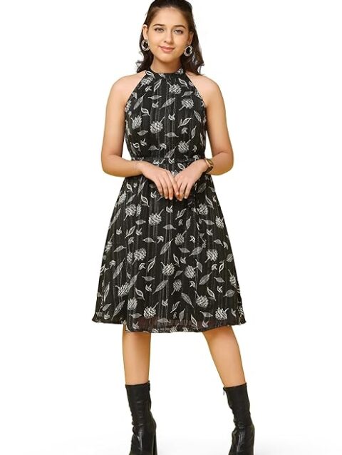 Fashion Dream Girl's Above Knee Length Fit and Flared Dresses
