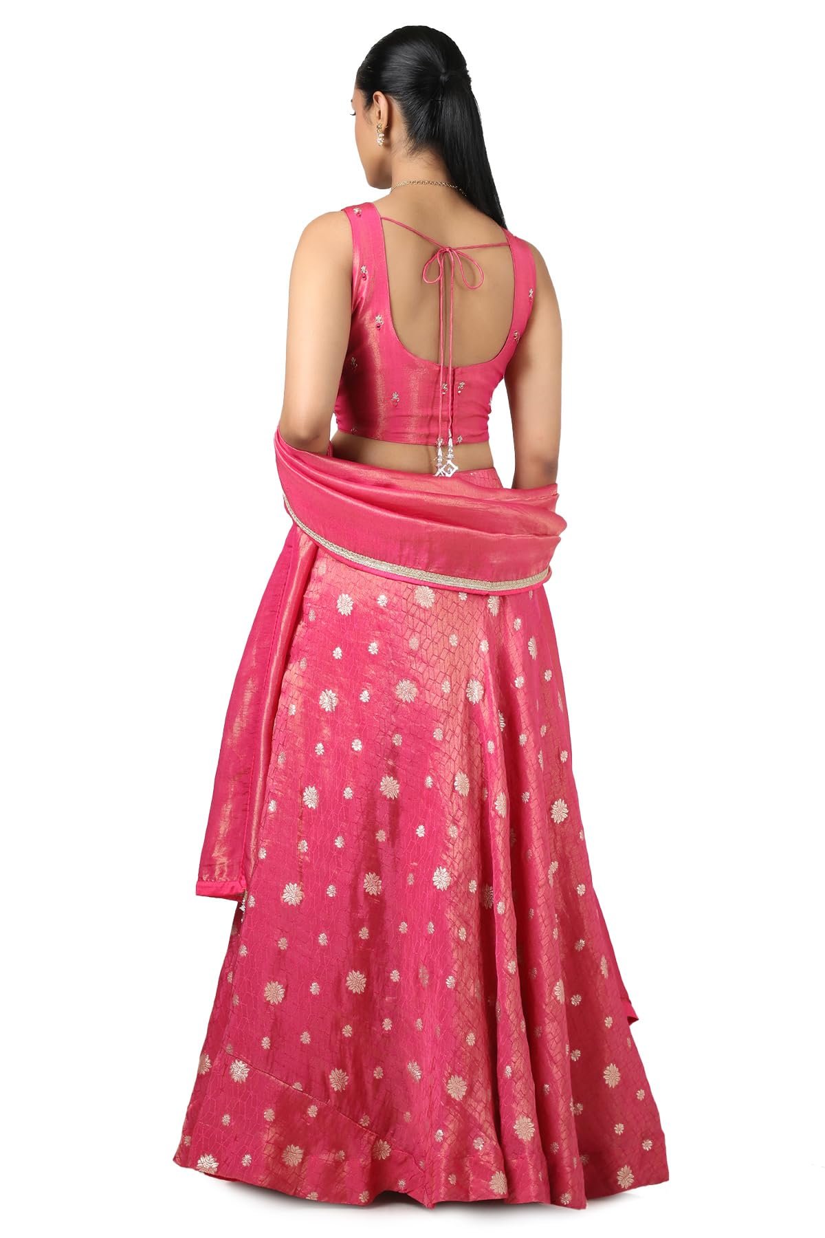 Soch Women's Pure Georgette Lehenga Choli (OWS5CD21620A_Fuchsia_XL) - Image 6