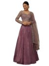 Zeel Clothing Women's Georgette Semi-stitched Sequins Zari Embroidered Lehenga Choli With Dupatta (7090-Pink--Lehenga-Choli-Latest; Free Size) (Pink)