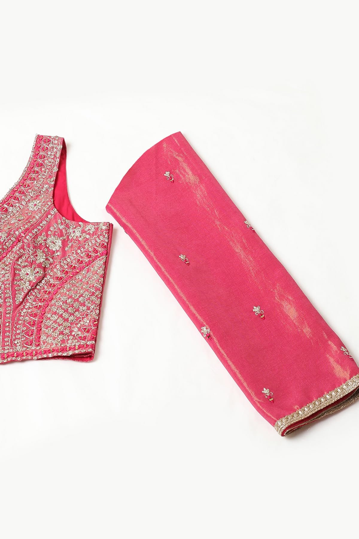 Soch Women's Pure Georgette Lehenga Choli (OWS5CD21620A_Fuchsia_XL) - Image 2