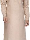 Royal Kurta Mens Cotton Dhoti Kurta Set (Brown, 38)